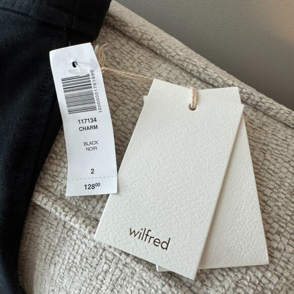 Aritzia Wilfred Charm Black Denim Maxi Skirt - Picture 3 of 5